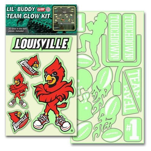 Louisville Cardinals Lil Buddy "Glow in the Dark" Decal Kit