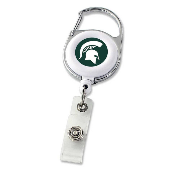 NCAA Michigan State Spartans Deluxe Clip Badge Reel