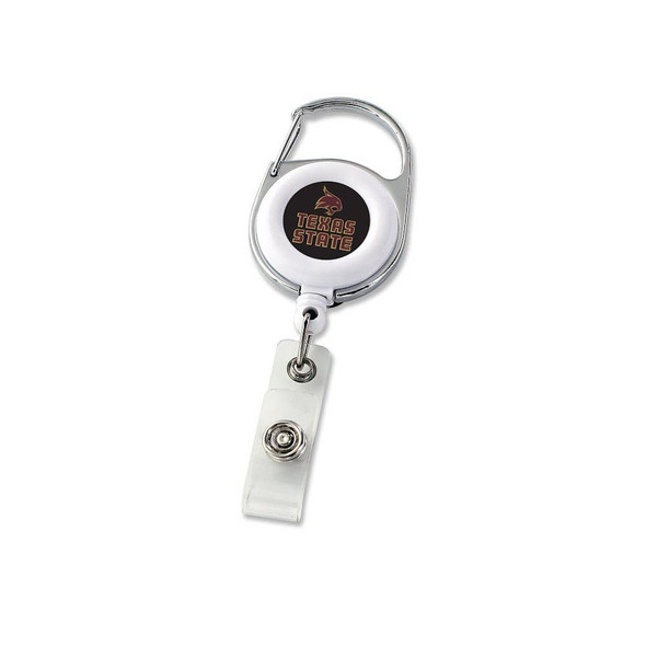 NCAA Texas State Bobcats Deluxe Clip Badge Reel