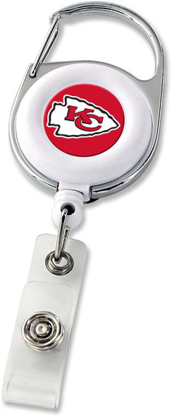 NFL Kansas City Chiefs Deluxe Clip Badge Reel