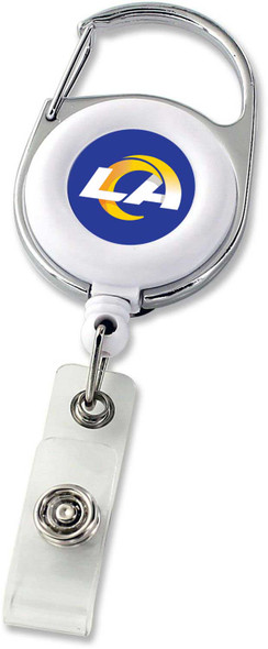 NFL Los Angeles Rams Deluxe Clip Badge Reel