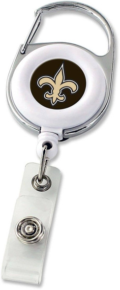 NFL New Orleans Saints Deluxe Clip Badge Reel