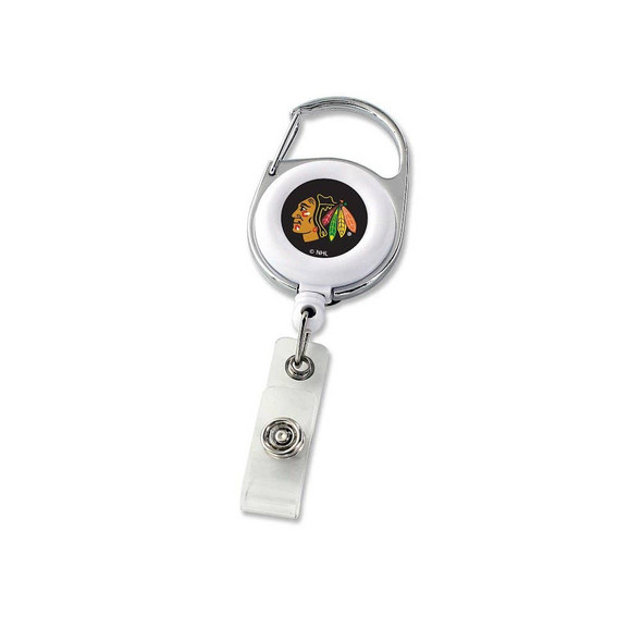NHL Chicago Blackhawks Deluxe Clip Badge Reel