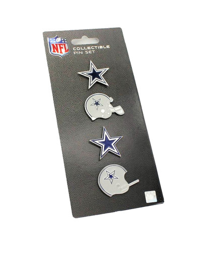 Dallas Cowboys Sports Team 4 Pin Collectible Sets