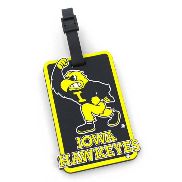 NCAA Iowa Hawkeyes Soft Luggage Tag