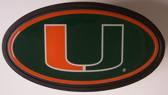 Miami Hurricanes Color Auto Emblem