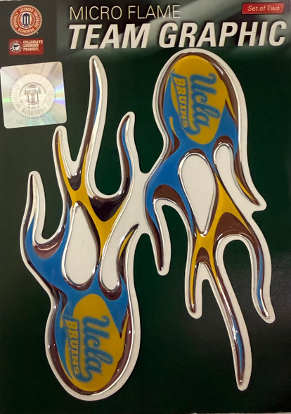 UCLA Bruins Micro Flame Auto Emblem