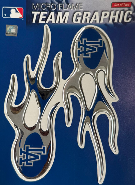 Los Angeles Dodgers Micro Flame Auto Emblem