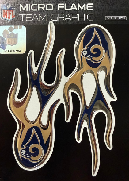 Los Angeles Rams Micro Flame Auto Emblem
