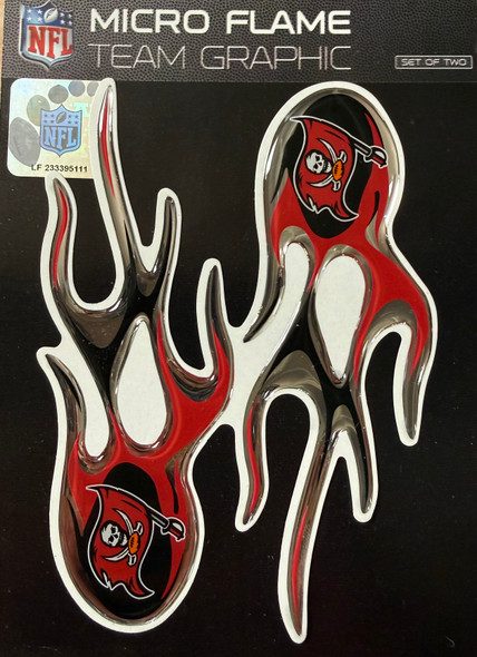 Tampa Bay Buccaneers Micro Flame Auto Emblem