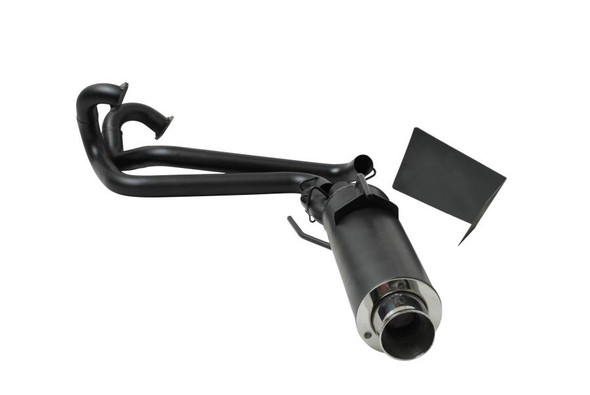 Gibson Exhaust 2008–2014 Polaris Ranger RZR 800 / 800S UTV Performance Exhaust System – Single Black Ceramic – 98002