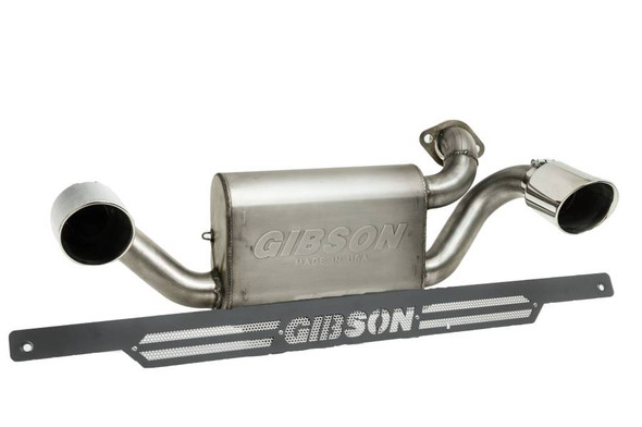 Gibson Exhaust 2018–2019 Polaris General 1000 EPS UTV Performance Exhaust System – Dual Stainless – 98045