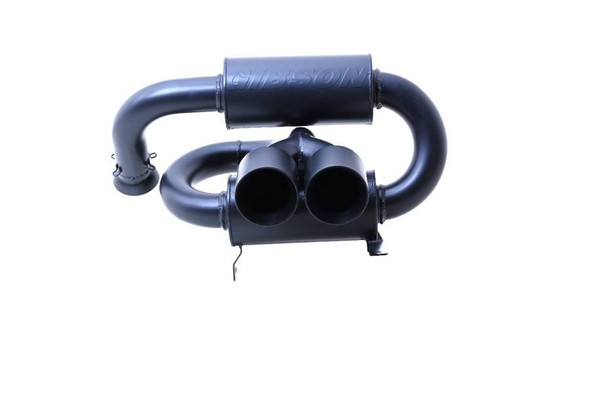 Gibson Exhaust 2025–2026 Can-Am Maverick R 4-Seat UTV Performance Exhaust – Black Ceramic Dual Tip – 98061