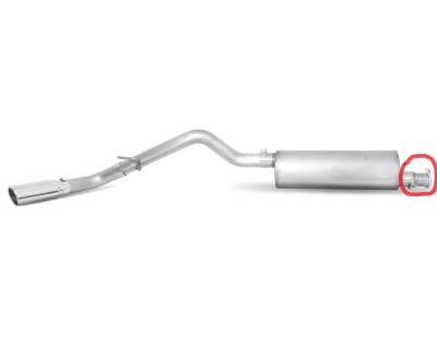 Gibson Cat-Back Performance Exhaust 2019–2023 Ford Ranger 2.3L – Single Stainless – 619717