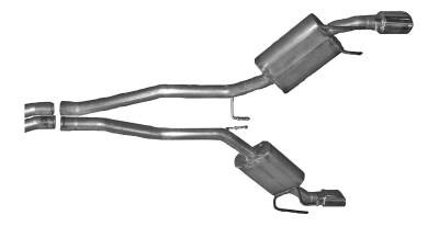 Gibson Exhaust 2010 Camaro 6.2L Dual Stainless Cat-Back Performance Exhaust – 620002