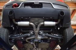 Gibson Axle-Back Performance Exhaust for 2014–2022 Jeep Cherokee KL 3.2L – Dual Black Tips – 617208B