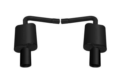 Gibson Axle-Back Performance Exhaust for 2011–2022 Jeep Grand Cherokee 5.7L – Dual Black Stainless Tips – 617407B