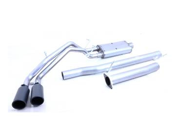 Gibson Cat-Back Exhaust for 2023–2026 Chevy Colorado / GMC Canyon 2.7L – Dual Sport Black (65588B)
