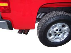 Gibson Cat-Back Exhaust for 2011–2019 Chevy Silverado 2500HD / GMC Sierra 2500HD & 3500HD 6.0L – Dual Sport Black (65647B)