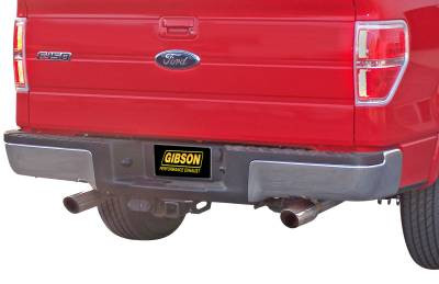 Gibson Cat-Back Performance Exhaust 2011–2014 Ford F-150 3.5L – Dual Split Black – 69540B
