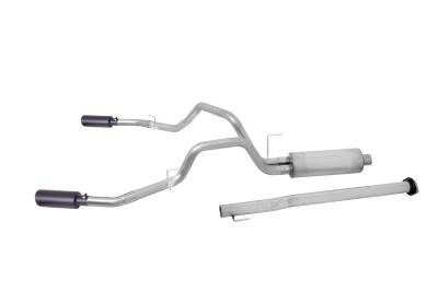 Gibson Cat-Back Performance Exhaust 2011–2014 Ford F-150 SVT Raptor 6.2L – Dual Split Black – 69543B