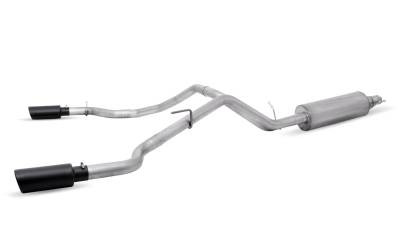 Gibson Cat-Back Performance Exhaust 2019–2023 Ford Ranger 2.3L – Dual Split Black – 69550B