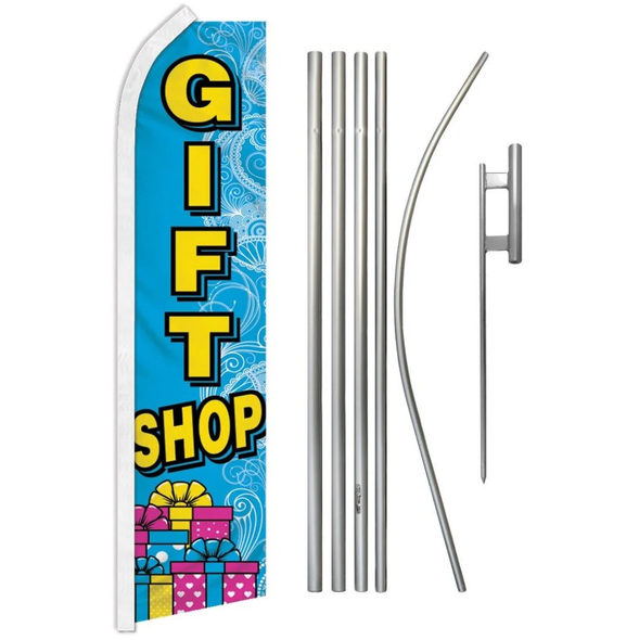 Gift Shop Super Flag & Pole Kit