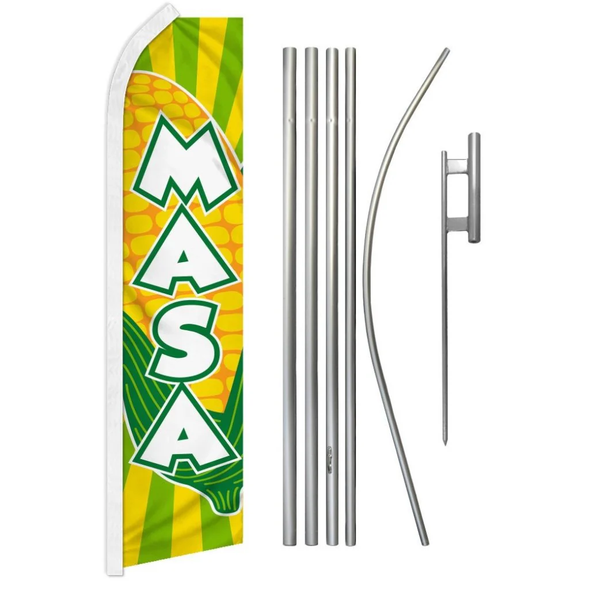 Masa Super Flag & Pole Kit