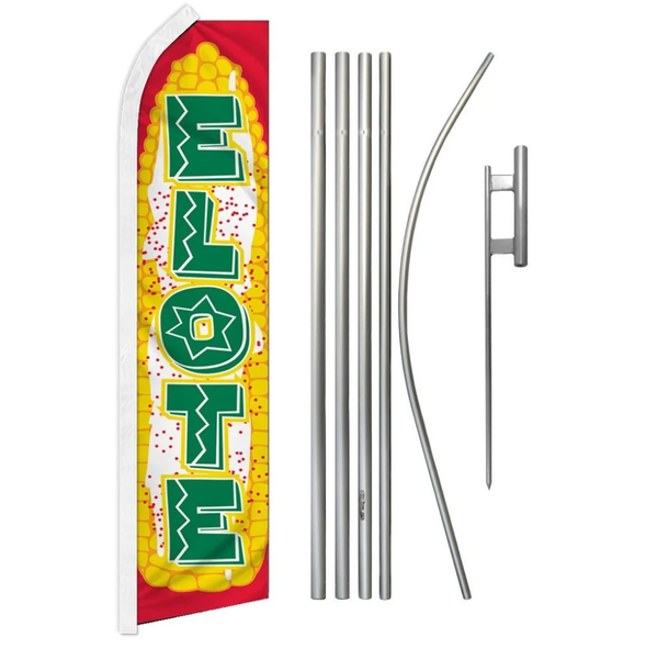 Elote Super Flag & Pole Kit