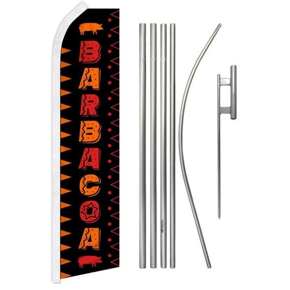 Barbacoa Super Flag & Pole Kit