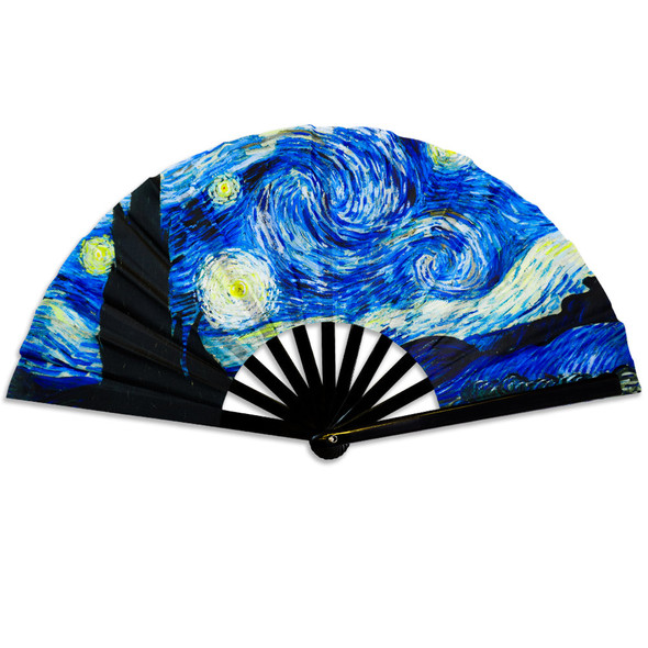 The Starry Night X-Large Hand Fan