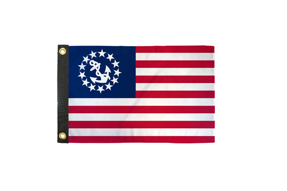 Yacht Ensign 12x18 Inch Boat & Off-Road Whip Flag – Nautical Flag for UTV, SXS, Dune Buggy & Marine Use