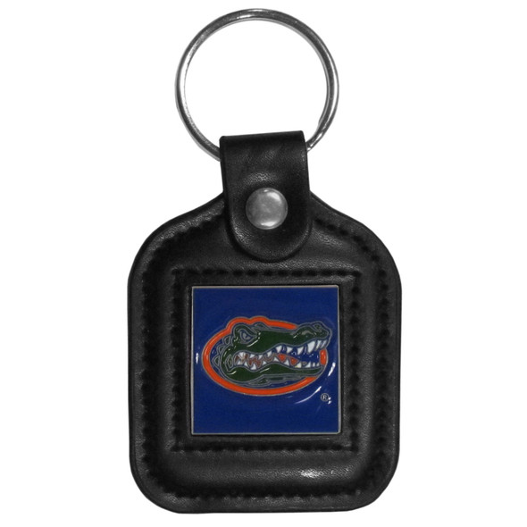 Florida Gators Square Leatherette Key Chain Florida Gators Square Leatherette Key Chain