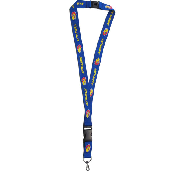 Kansas Jayhawks Lanyard Keychain ID Holder NCAA Fan Accessory