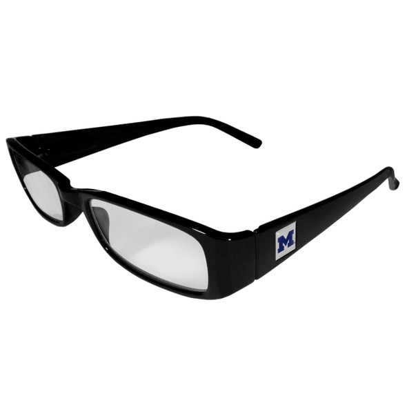 Michigan Wolverines Black Reading Glasses +1.75