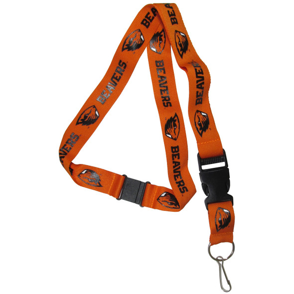Oregon State Beavers Lanyard Keychain ID Holder NCAA Fan Accessory