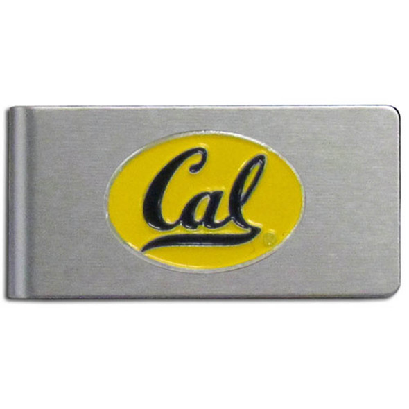 Cal Berkeley Bears Brushed Metal Money Clip