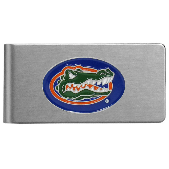 Florida Gators Brushed Metal Money Clip