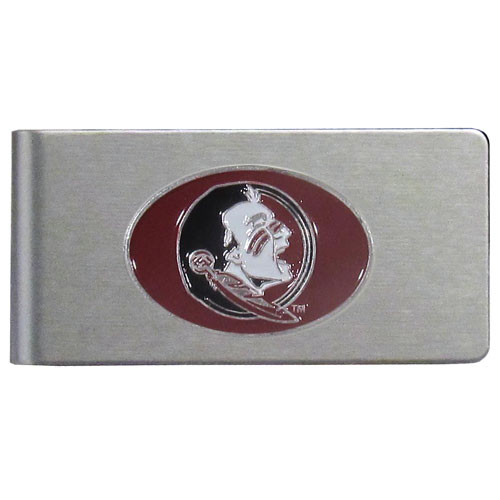 Florida St. Seminoles Brushed Metal Money Clip