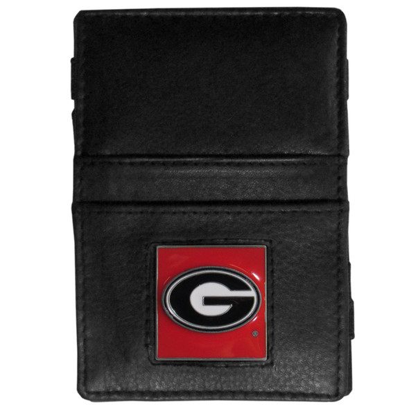 Georgia Bulldogs Leather Jacob's Ladder Wallet