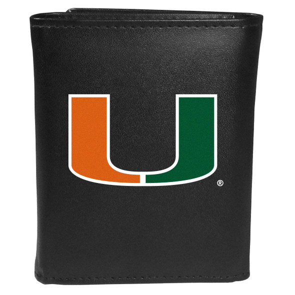 Miami Hurricanes Tri-fold Wallet Large Logo