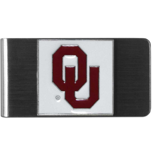 Oklahoma Sooners Steel Money Clip