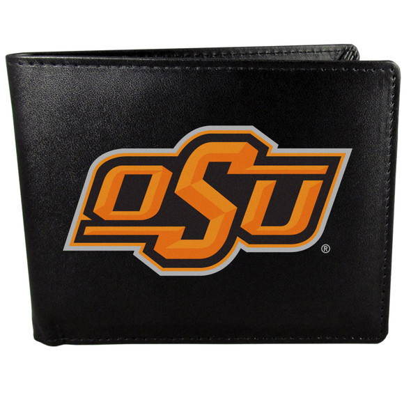Oklahoma St. Cowboys Bi-fold Wallet Large Logo
