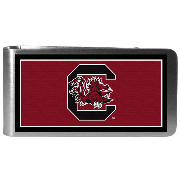 S. Carolina Gamecocks Steel Logo Money Clips