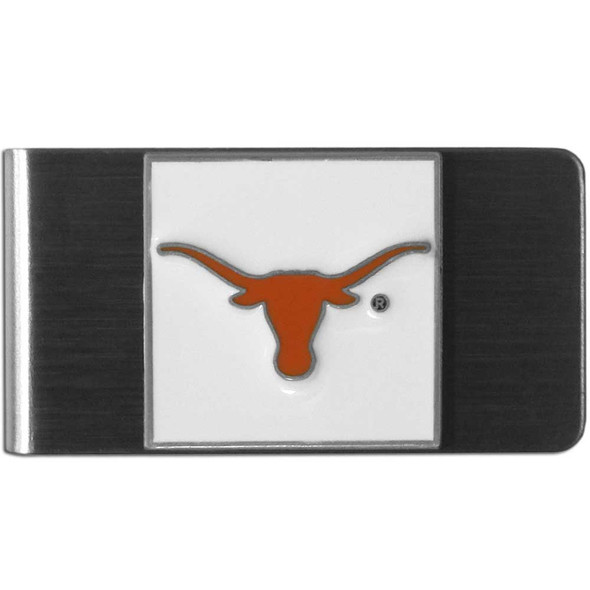 Texas Longhorns Steel Money Clip
