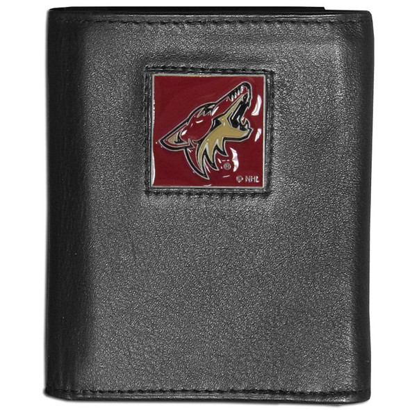 Arizona Coyotes¬Æ Leather Tri-fold Wallet