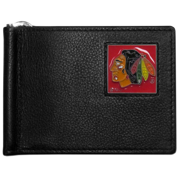 Chicago Blackhawks¬Æ Leather Bill Clip Wallet