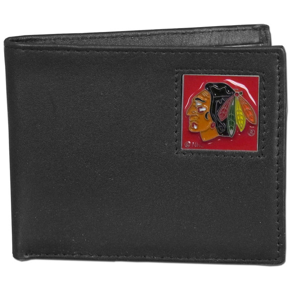 Chicago Blackhawks¬Æ Leather Bi-fold Wallet