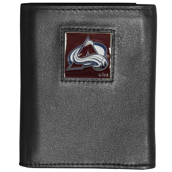 Colorado Avalanche¬Æ Deluxe Leather Tri-fold Wallet