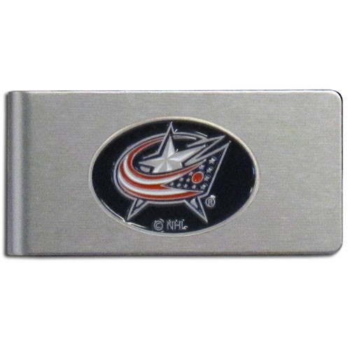 Columbus Blue Jackets¬Æ Brushed Metal Money Clip